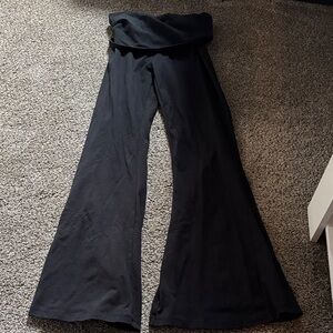 Aerie Black Flare Pants